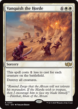 Vanquish the Horde [Tarkir: Dragonstorm Commander] Magic MTG - Image 1