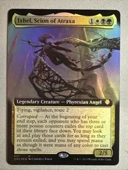 MTG / Ixhel, Scion of Atraxa / ONC / #37 / FOIL (Extended Art) / Mythic / NM - Image 1