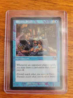 Rhystic Study - Prophecy - Magic the Gathering - mint condition - Image 3