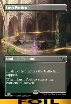 Lush Portico ** FOIL BORDERLESS ** #327 - Murders at Karlov Manor - NM MTG - Image 1