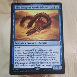 Magic The Unagi of Kyoshi Island 0077 TLA Legendary Creature Rare Blue 2025 - Image 1