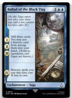 Ballad of the Black Flag #13 Assassin's Creed ACR Magic MTG - Image 1