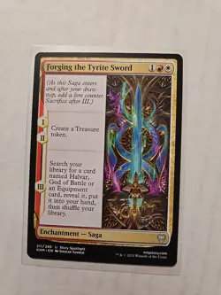 Forging the Tyrite Sword - Kaldheim - LP - Uncommon - Saga - Image 1