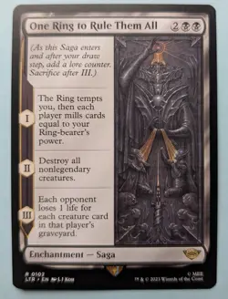 One Ring to Rule Them All Universes Beyond Lord of the Rings Magic The Gathering - Image 1