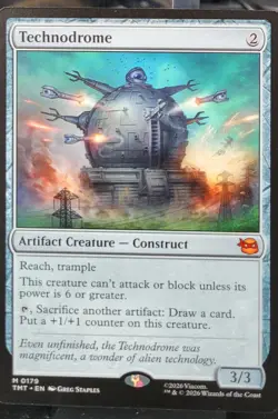 MTG Technodrome 0179 Mythic Teenage Mutant Ninja Turtles TMNT - Image 1