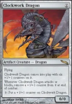 MTG - Clockwork Dragon - Mirrodin - NM, English Magic FLAT RATE SHIP - Image 1