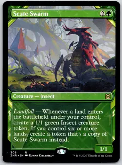 Scute Swarm (Showcase) - Zendikar Rising ZNR - MTG - LP Magic - 308 R - Image 1