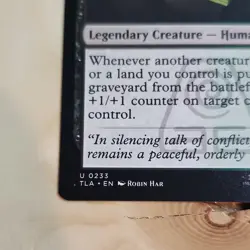 Long Feng Grand Secretariat Magic TLA Legendary Creature Uncommon Black Green 2… - Image 5