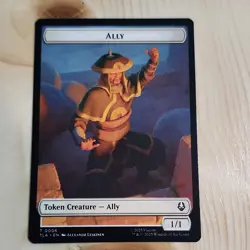 Magic The Gathering TLA Token Creature Ally Token Artifact Clue Leskinen Rocha - Image 1