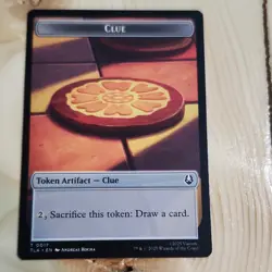 Magic The Gathering TLA Token Creature Ally Token Artifact Clue Leskinen Rocha - Image 2