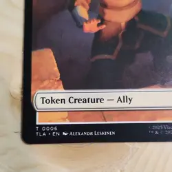 Magic The Gathering TLA Token Creature Ally Token Artifact Clue Leskinen Rocha - Image 5