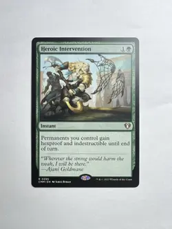 Heroic Intervention - NM Commander Masters Rare MTG - Image 1