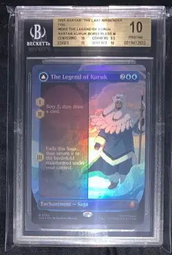 The Legend of Kuruk Borderless Foil BGS 10 Graded Avatar MTG - Image 1