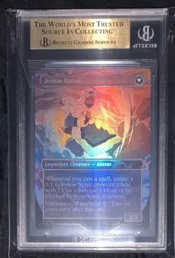 The Legend of Kuruk Borderless Foil BGS 10 Graded Avatar MTG - Image 2