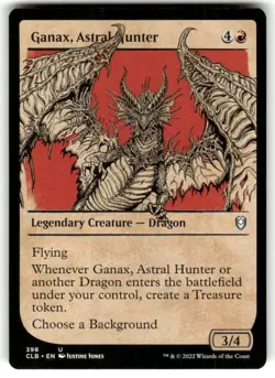 Ganax, Astral Hunter (Showcase) Commander Legends: Battle for Baldur's Gate MTG - Image 1