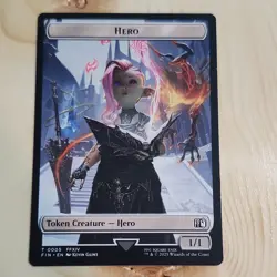 Magic The Gathering FFXIV Token Hero T0005 Treasure T0023 Square Enix Wizards - Image 1