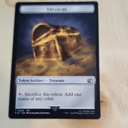 Magic The Gathering FFXIV Token Hero T0005 Treasure T0023 Square Enix Wizards - Image 2