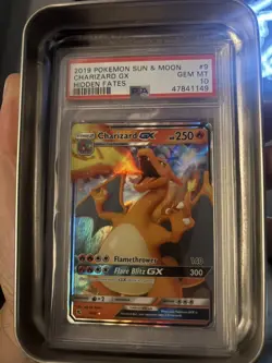 2019 POKEMON SUN & MOON HIDDEN FATES #9 CHARIZARD GX PSA 10 - Image 3