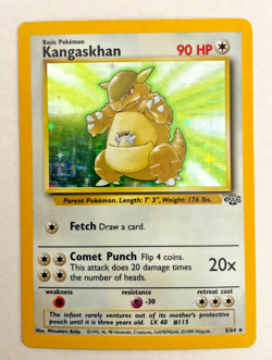 Kangaskhan Jungle 5/64 Holo Unlimited Holo Rare Near Mint Pokemon TCG - Image 1