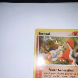 Pokemon Torkoal 80 HP Holo Rare EX Dragon Basic 13/97 2003 TCG Card - Image 2
