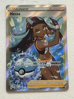 Nessa TG27/TG30 Pokemon SWSH11: Lost Origin Trainer Gallery Holo Ultra Rare NM - Image 1