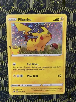 Pokemon Pikachu SWSH039 Holo Promo Sword & Shield Promo Cards English - Image 1