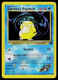 Pokemon Card - Sabrina's Psyduck Gym Challenge 99/132 Common - Image 1
