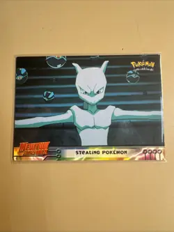 Pokemon Card STEALING POKEMON #27 Mewtwo Strikes Back Topps - Image 1