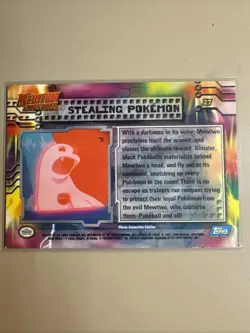 Pokemon Card STEALING POKEMON #27 Mewtwo Strikes Back Topps - Image 2