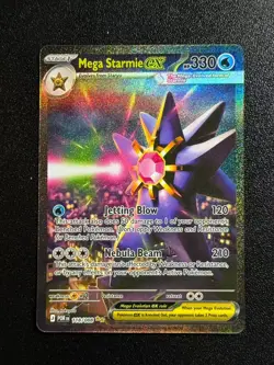Pokemon TCG- Perfect Order Mega Starmie EX 118/088 Well Centered - Image 1