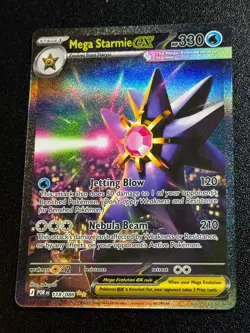 Pokemon TCG- Perfect Order Mega Starmie EX 118/088 Well Centered - Image 3