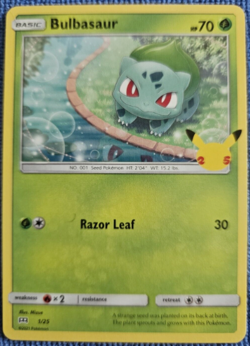 Pokemon - MCDONALDS PROMO - Bulbasaur 1/25 - NON HOLO - NM/M - Image 1