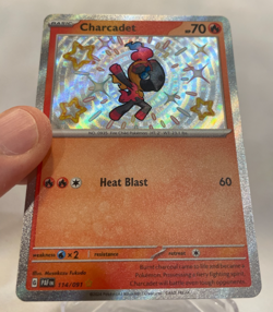 Pokemon Paldean Fates Baby Shiny Lot/2 - Charcadet + Scyther - Pack Fresh! - Image 4