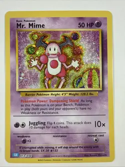 Basic Pokemon Mr. Mime Pokemon: Trading Card Game Classic 013/034 Holo Classic - Image 1