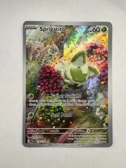 Pokemon TCG Sprigatito 196/193 Paldea Evolved 🔥 NM S&V Pokemon Card - Image 1