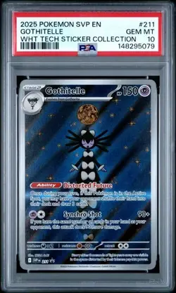 2025 POKEMON SVP EN-SV BLACK STAR PROMO #211 - GOTHITELLE 211 - PSA 10 - Image 1