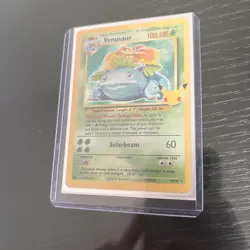 Pokemon TCG Venusaur holo card from the 2021 Celebrations Classic Collection - Image 3