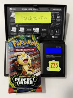 (HEAVY)🔥 22.57g Pokemon TCG Perfect Order Booster Pack Factory Sealed✅ - Image 1
