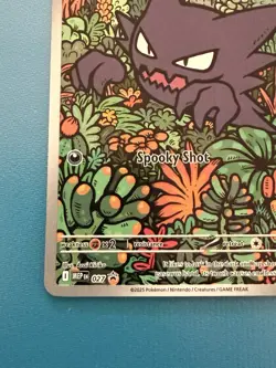 Pokemon Haunter Rare ME: Mega Evolution Black Star Promo 027 NM Near Mint - Image 5