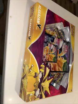 Pokemon TCG: Alakazam V Box New And Factory Sealed 4 Booster Packs w/ Foil Promo - Image 2