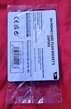 ASIA EXCLUSIVE SEALED ZAPDOS DESTINED RIVALS PROMO 070/182 POKEMON STAMPED - Image 3