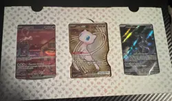 Pokemon TCG 151 UPC Promo Set Mew 053, Mewtwo 052, Metal Mew 205 New Sealed - Image 1