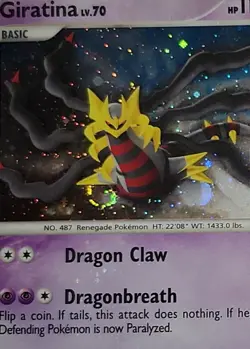 Fart Swirl 🌀 Giratina 28/127 Cosmos Holo Bleed Error Rare Pokemon TCG ✨ - Image 1