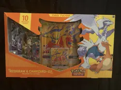 Pokemon Reshiram & Charizard gx Tag Team Premium Collection Box NEW SEALED - Image 1