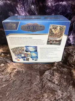 Pokemon TCG Pokemon Center Stellar Crown Elite Trainer Box Factory Sealed New - Image 3