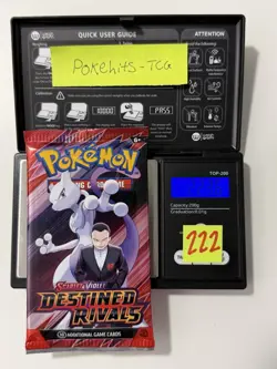(NEW)🔥22.36g Pokemon TCG Destined Rivals Booster Pack Factory Sealed✅ - Image 1
