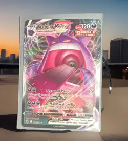 *NEW* Gengar VMAX Ultra Rare Holo 320 HP Fusion Strike 157/264-Pokemon CTG - Image 1