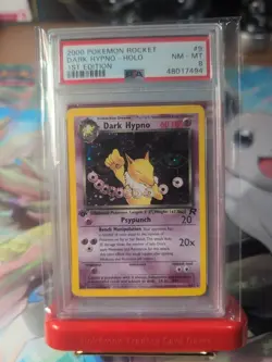 Dark Hypno 9/82 1st Edition Holo PSA 8 2000 Pokemon Rocket - Image 1