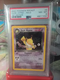 Dark Hypno 9/82 1st Edition Holo PSA 8 2000 Pokemon Rocket - Image 3