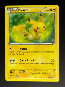 Pokemon TCG 2016 Pikachu 26/83 Generations Regular Non Holo - Image 1